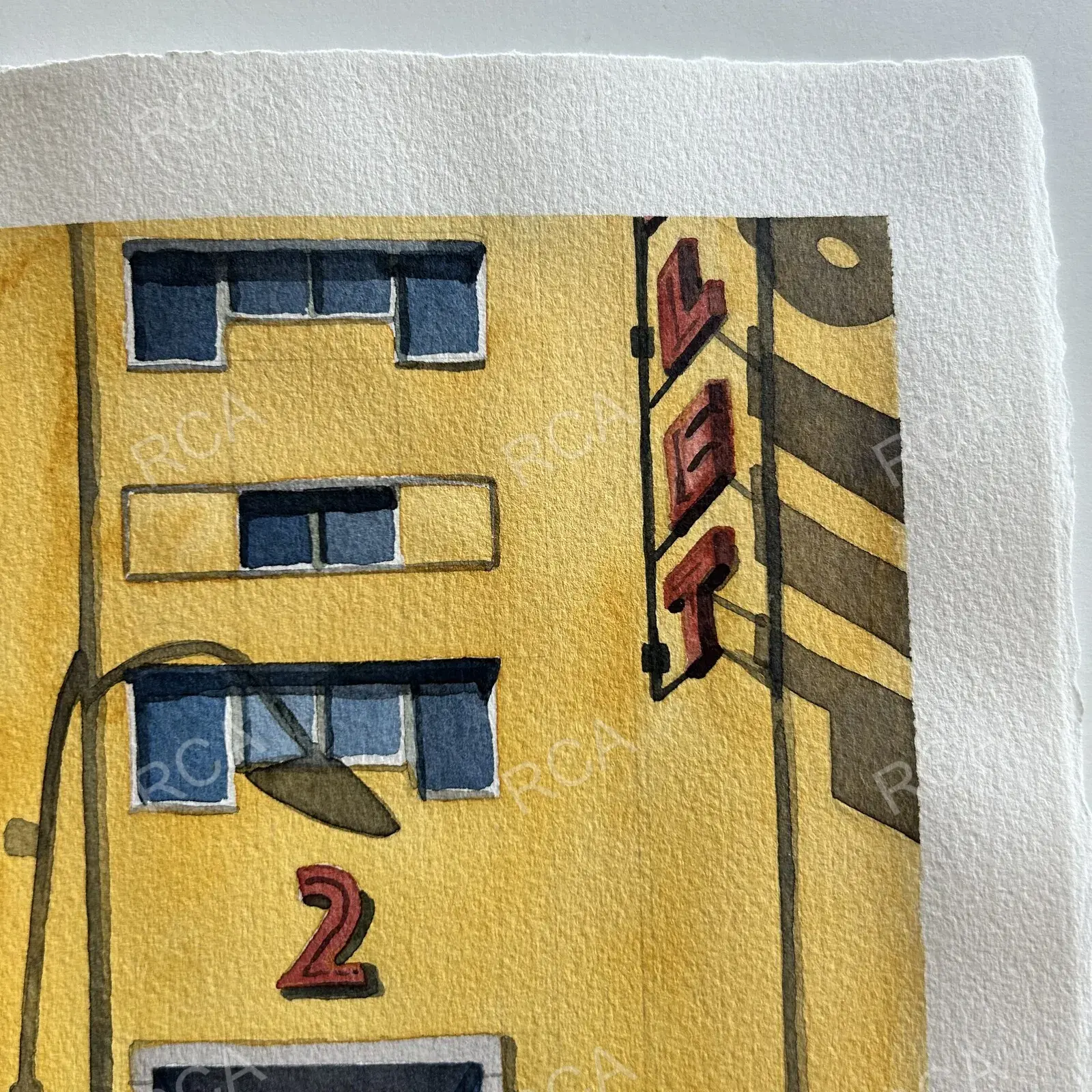 Yellow #2 Monopolet detail 3