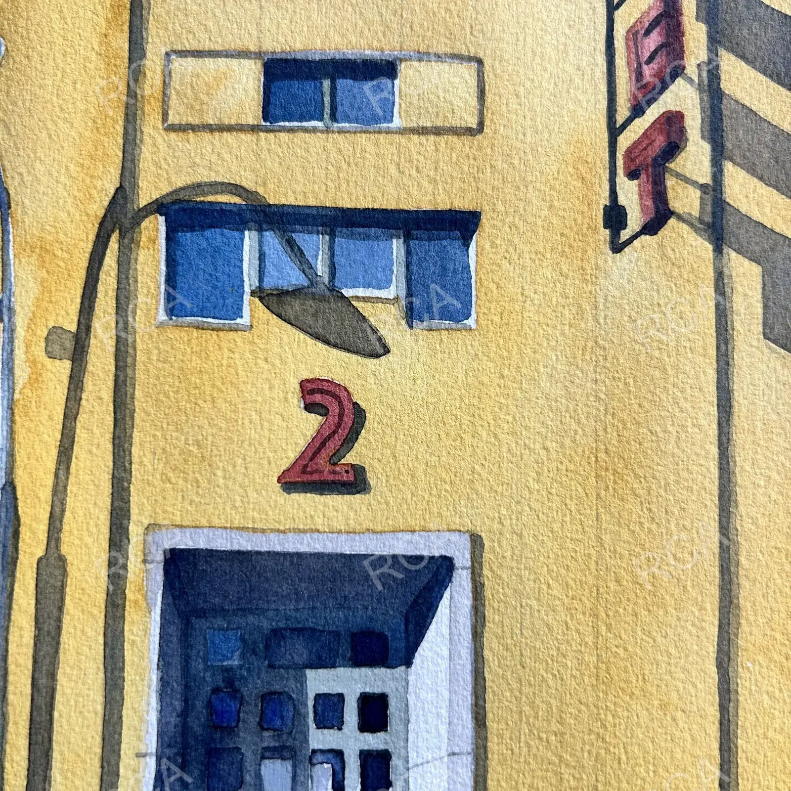 Yellow #2 Monopolet detail 5