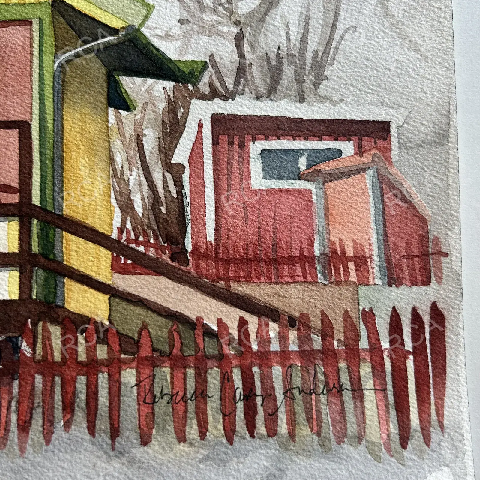 Yellow Stripes Södra Tantolunden detail 5