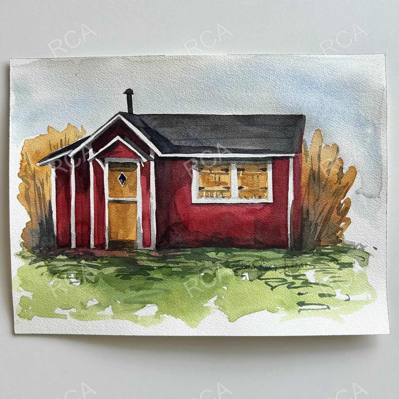 Red with Chimney, Tanto Norra Koloni detail 2