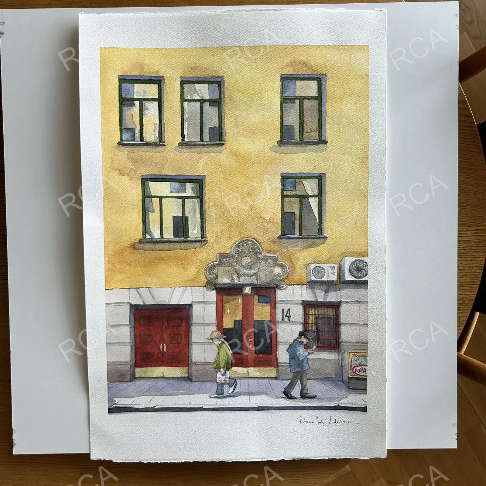 Yellow #14, Södermalm detail 2