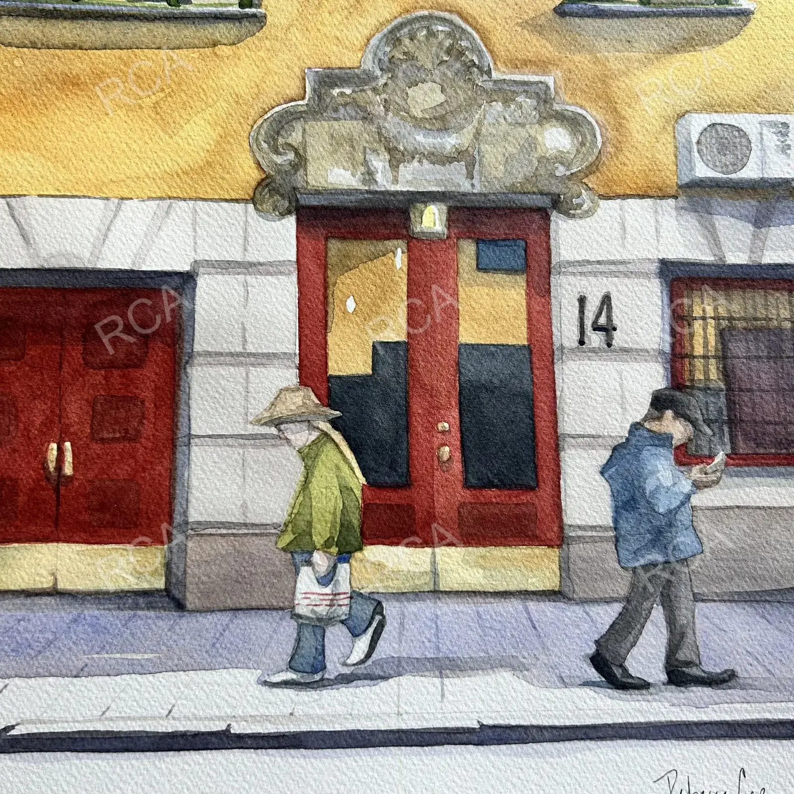 Yellow #14, Södermalm detail 6