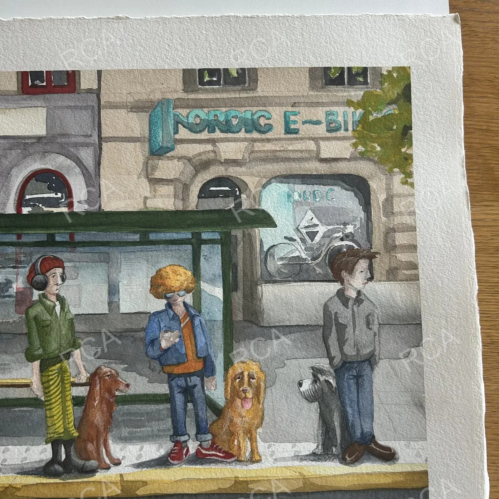 The Bus Stop, Hornsgatan detail 4