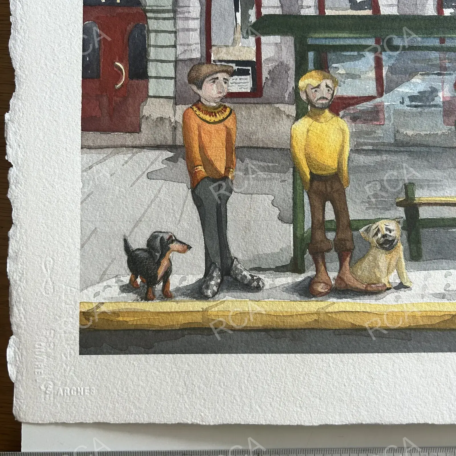 The Bus Stop, Hornsgatan detail 6