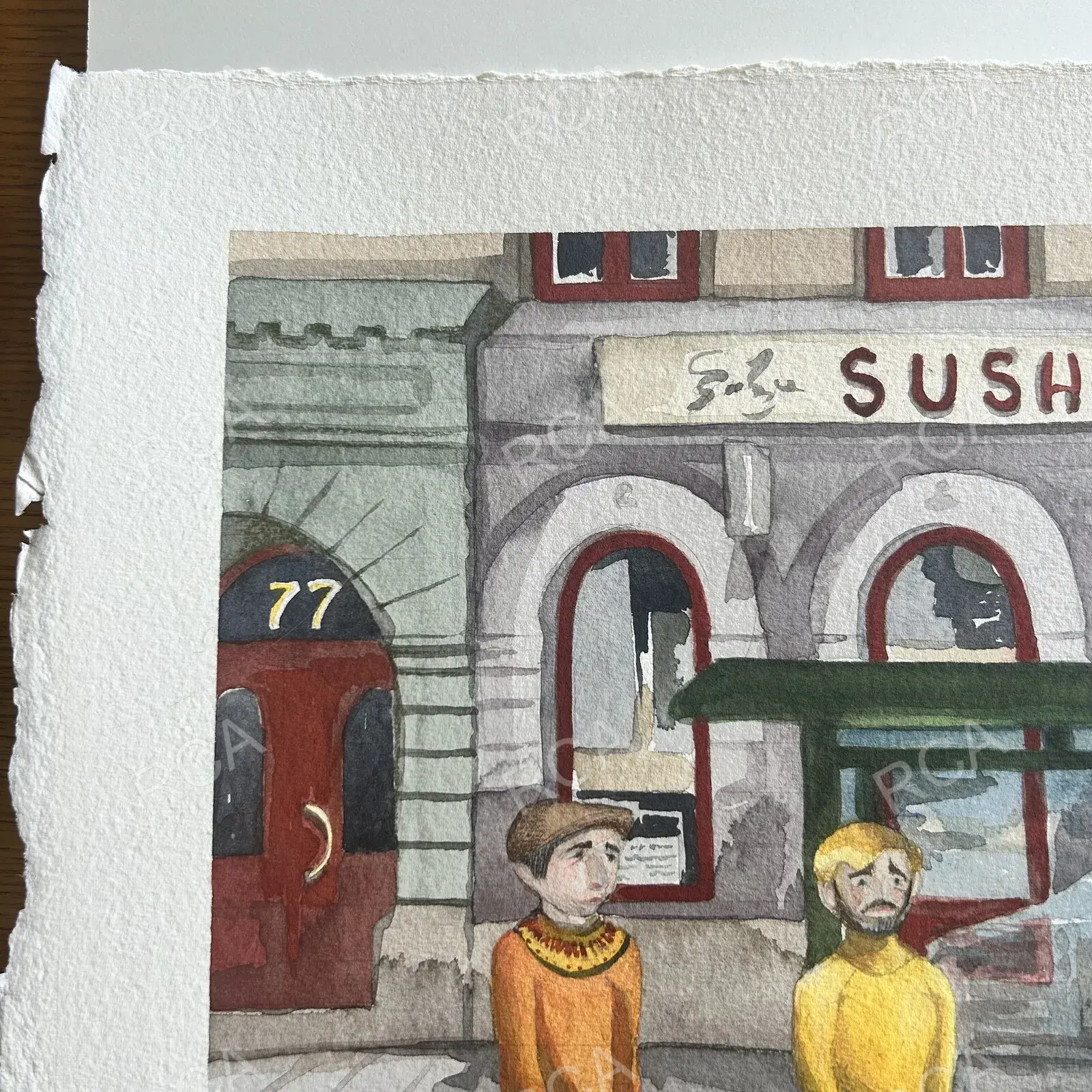 The Bus Stop, Hornsgatan detail 7