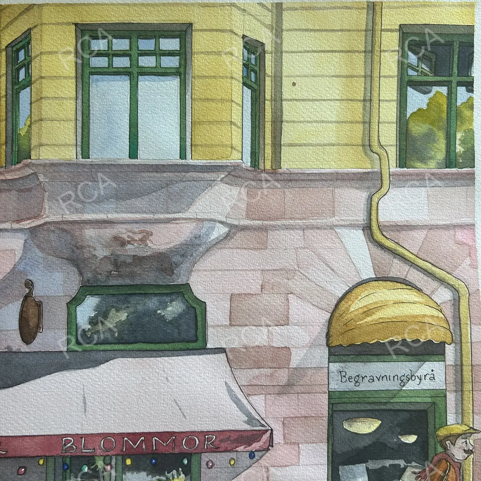 Blommor, Mariatorget detail 3