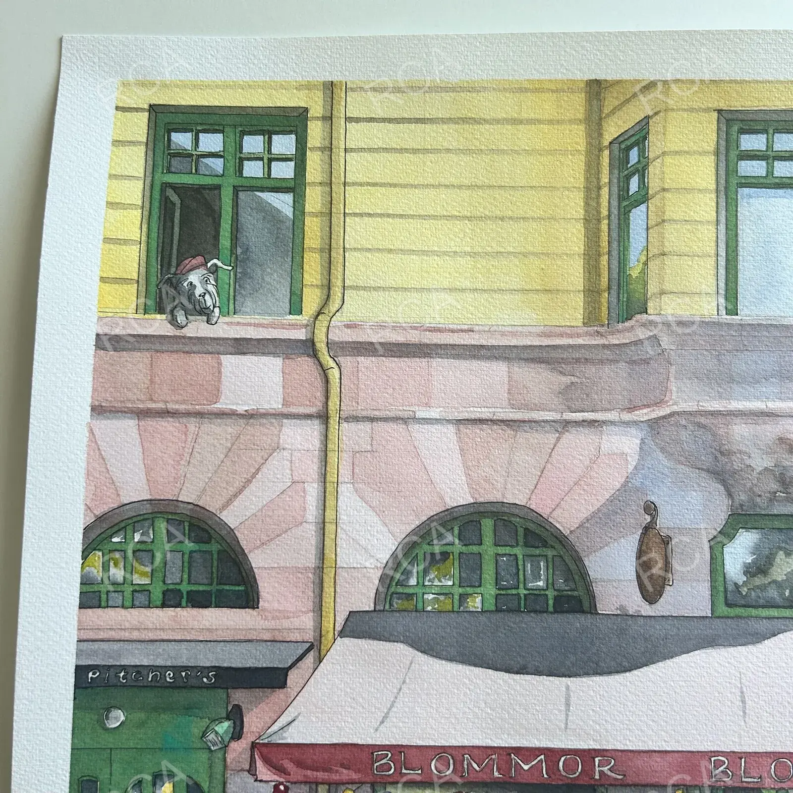 Blommor, Mariatorget detail 6
