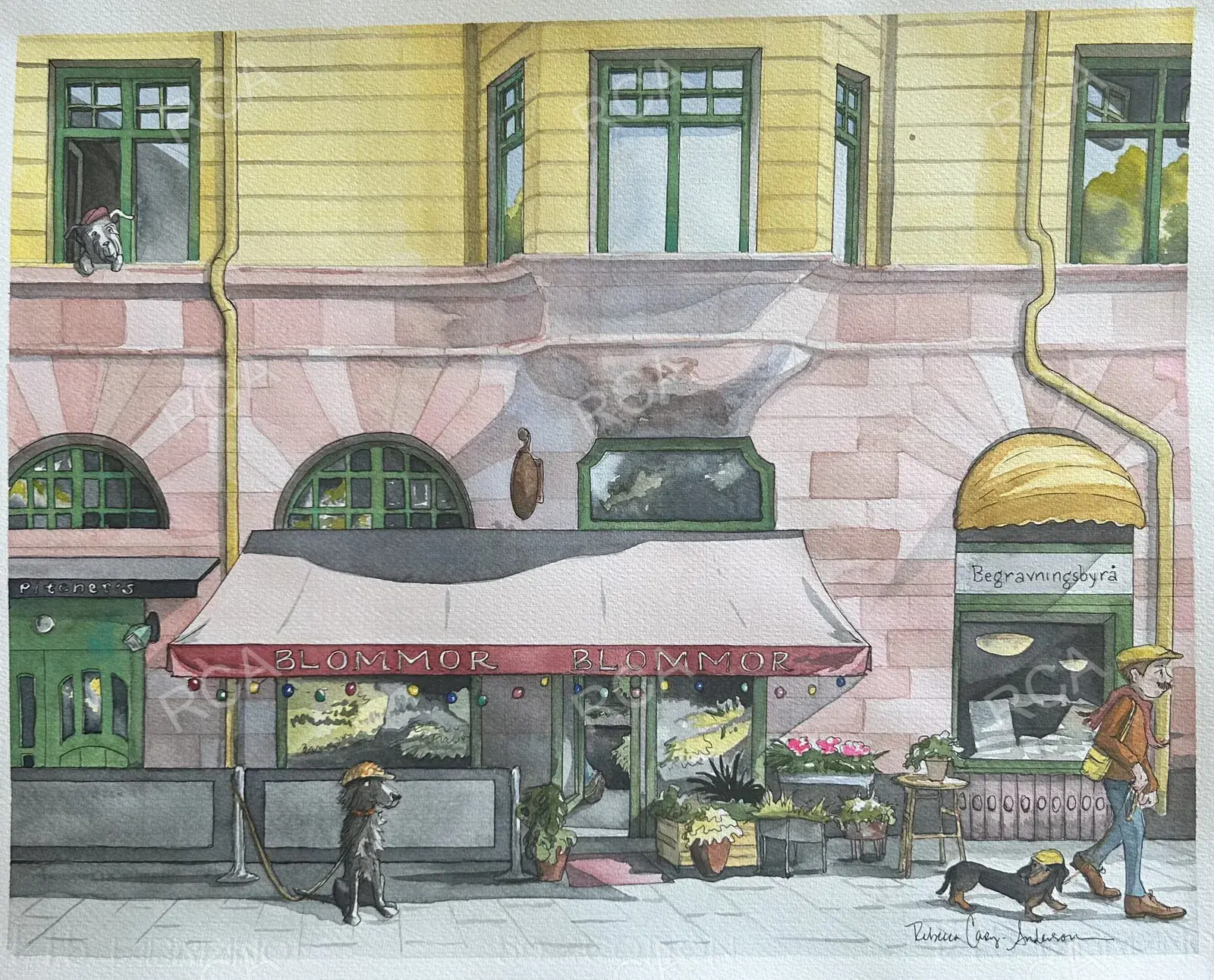 Blommor, Mariatorget