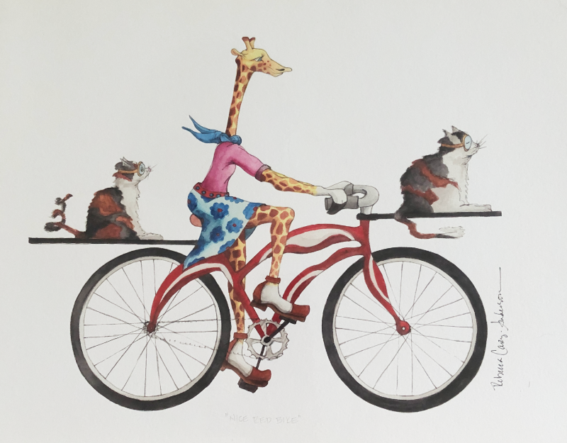 Rebecca Cary-Anderson cycling